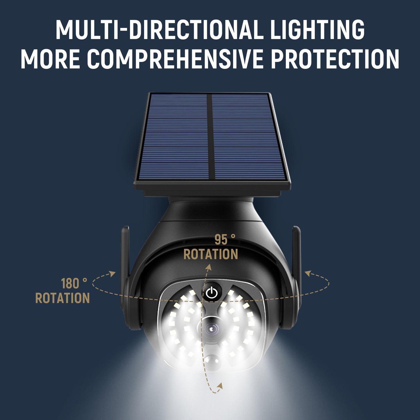 Solar Motion Sensor Outdoor Street Light