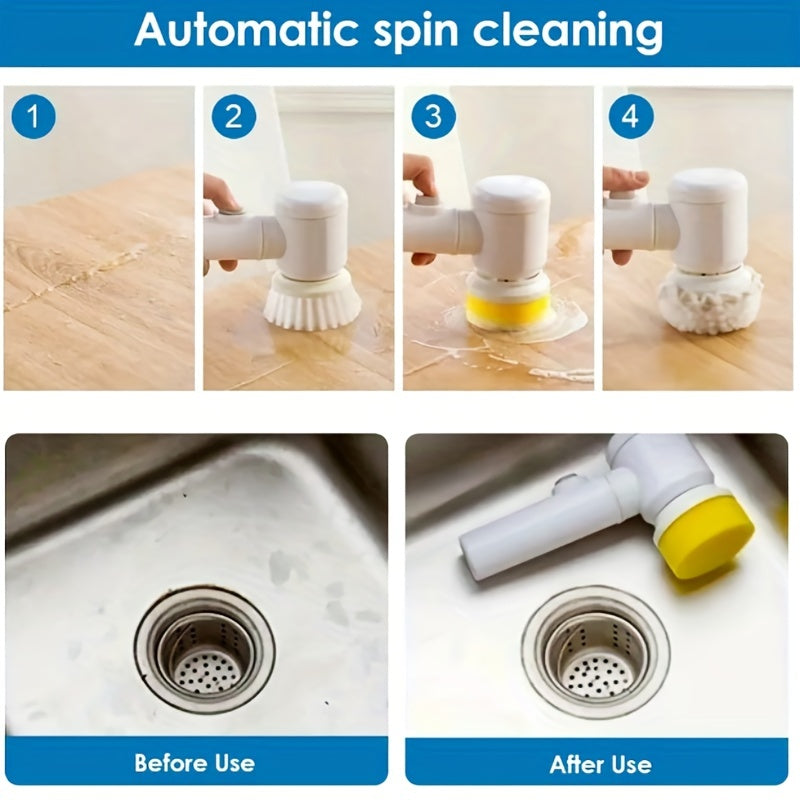 USB Rechargeable Electric Spin Scrubber