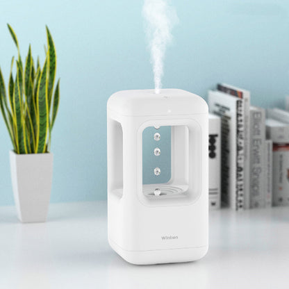 Anti-Gravity Water Drop Humidifier with LED Ambient Light