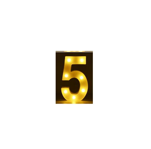LED Alphabet & Number Marquee Night Light
