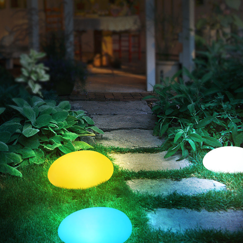 Solar Cobblestone LED Landscape Light