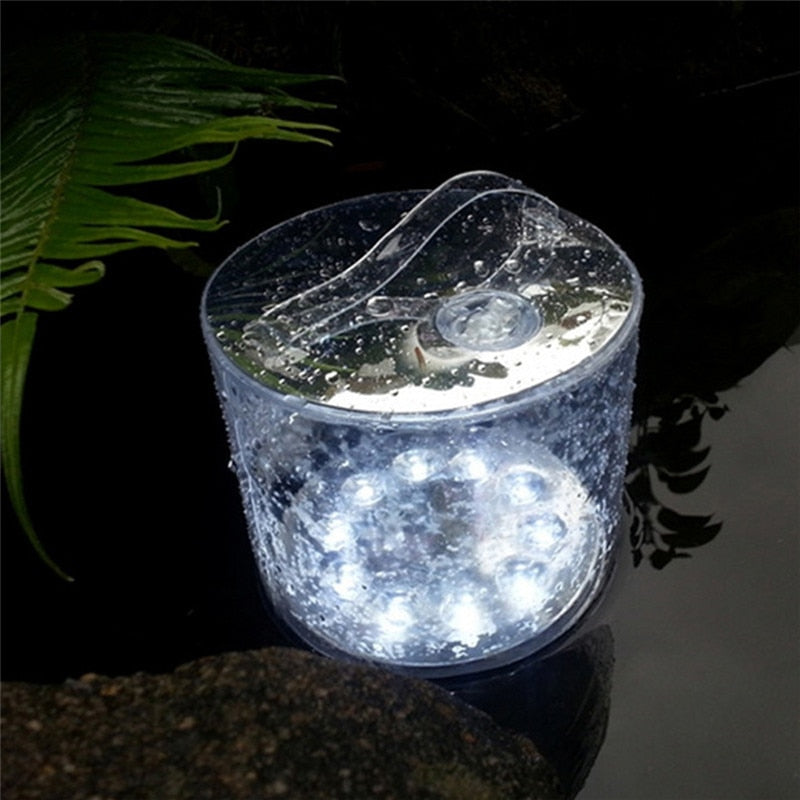 Foldable Inflatable Solar LED Camping Lantern