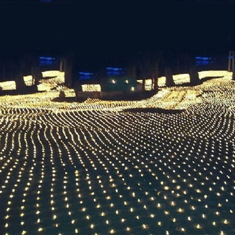 Outdoor Waterproof Fishnet LED String Lights
