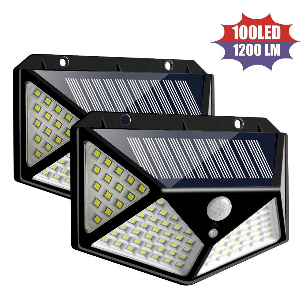 Luminária de parede solar LED para exterior