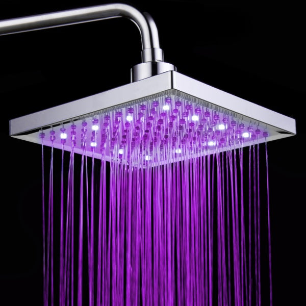 Color-Changing LED Shower Head