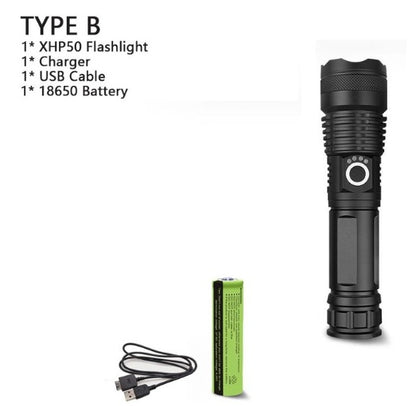 XHP70.2 High-Power USB Rechargeable Flashlight