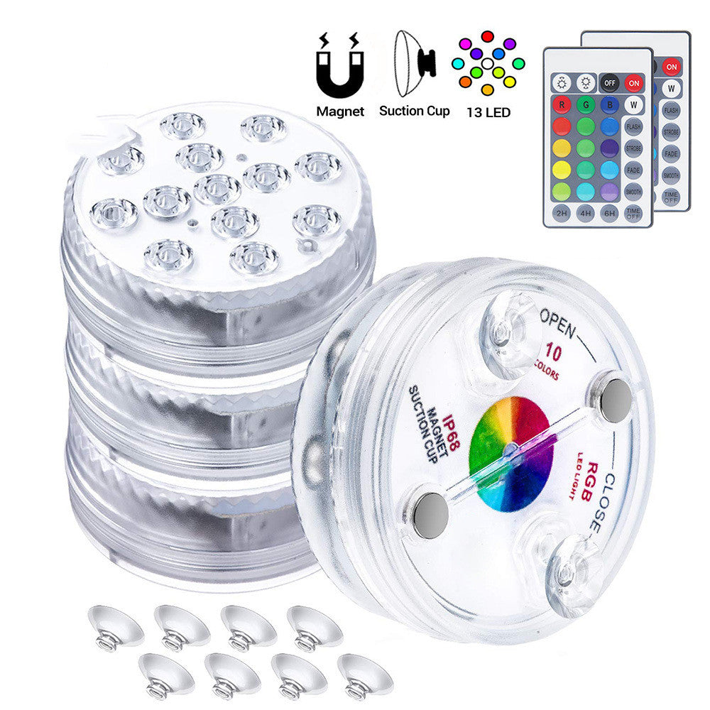 IP68 Submersible LED Pool Light with RF Remote