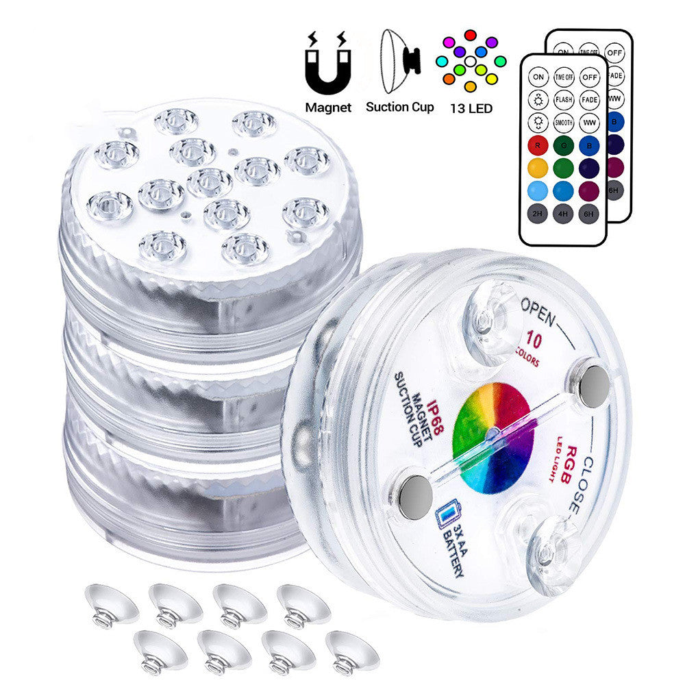 IP68 Submersible LED Pool Light with RF Remote