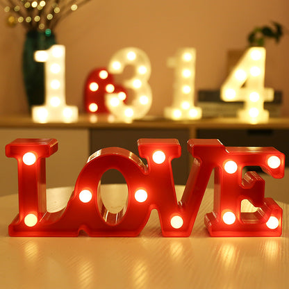 LED Alphabet & Number Marquee Night Light