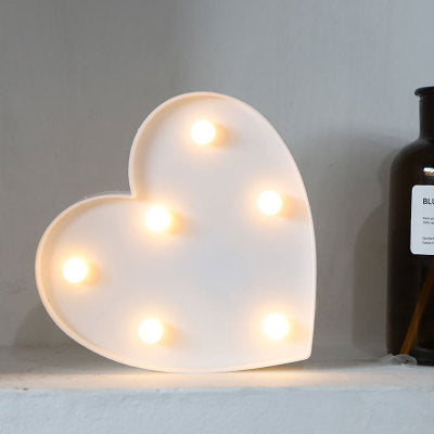 LED Alphabet & Number Marquee Night Light