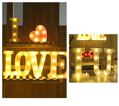 LED Alphabet & Number Marquee Night Light