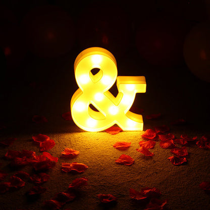LED Alphabet & Number Marquee Night Light