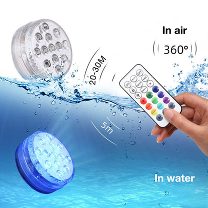 IP68 Submersible LED Pool Light with RF Remote