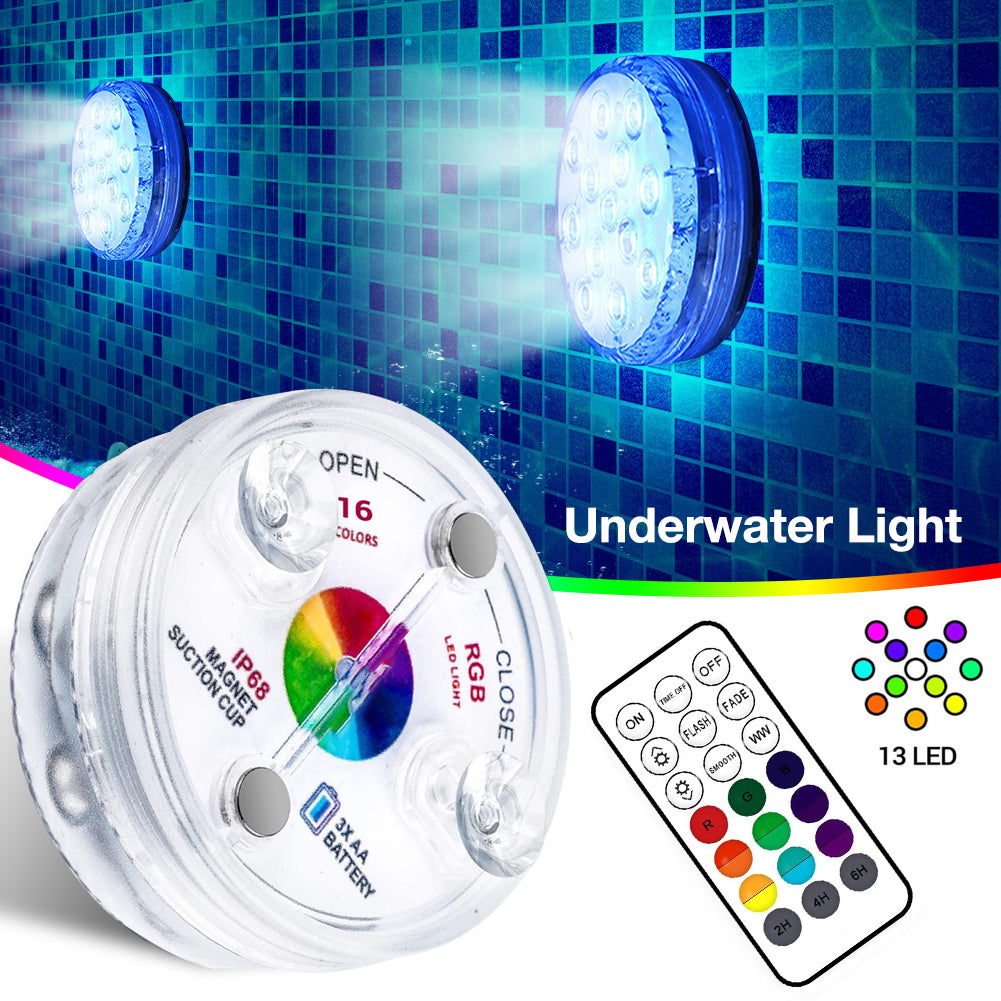 IP68 Submersible LED Pool Light with RF Remote