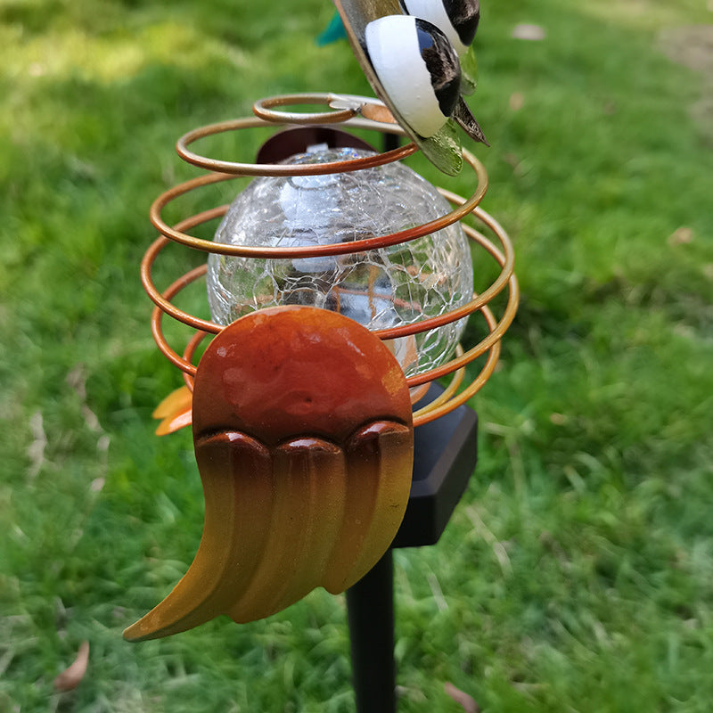 Solar Owl LED Garden Pathway Light