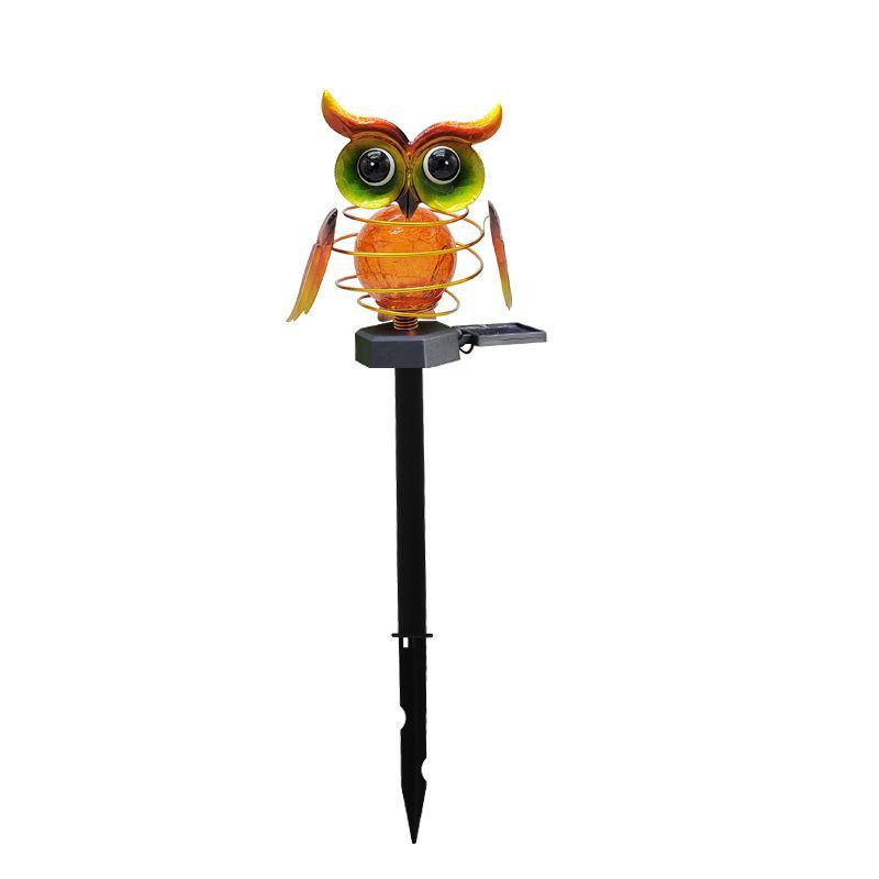 Solar Owl LED Garden Pathway Light