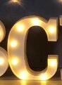 LED Alphabet & Number Marquee Night Light