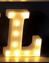 LED Alphabet & Number Marquee Night Light