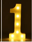 LED Alphabet & Number Marquee Night Light