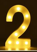 LED Alphabet & Number Marquee Night Light