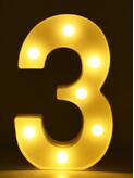 LED Alphabet & Number Marquee Night Light