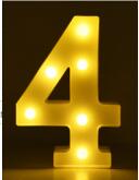 LED Alphabet & Number Marquee Night Light