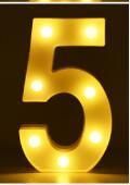 LED Alphabet & Number Marquee Night Light