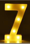 LED Alphabet & Number Marquee Night Light