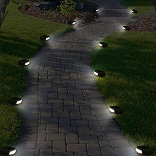 Solar Cobblestone LED Garden Lamp