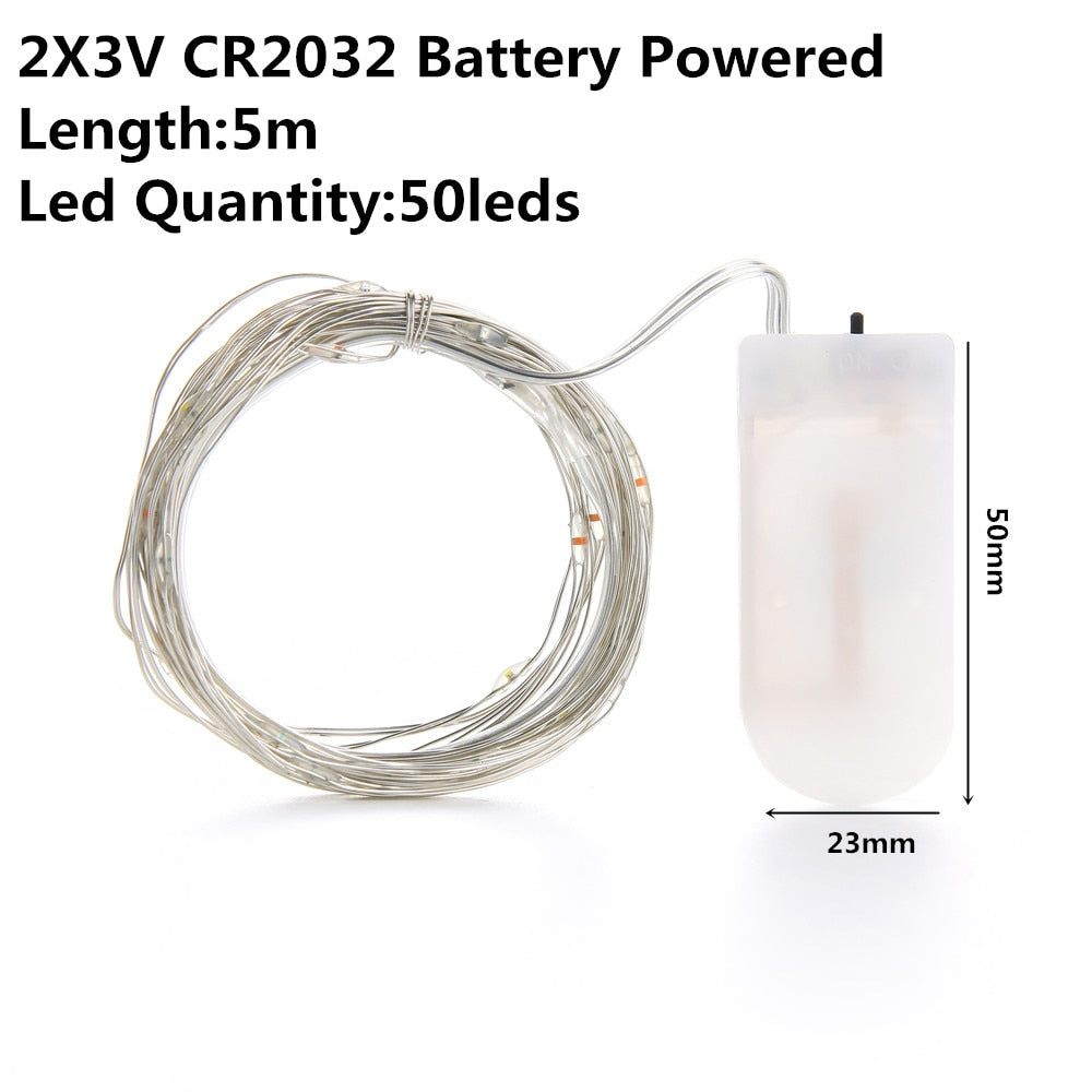 USB & Battery Copper Wire LED Fairy Lights