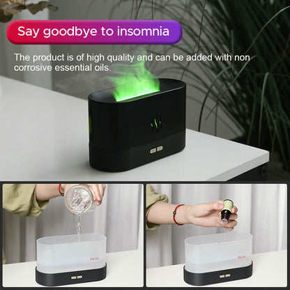 Flame Effect RGB Ultrasonic Humidifier