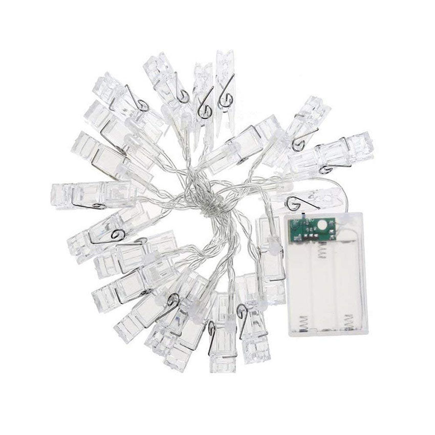 LED Photo Clip String Lights