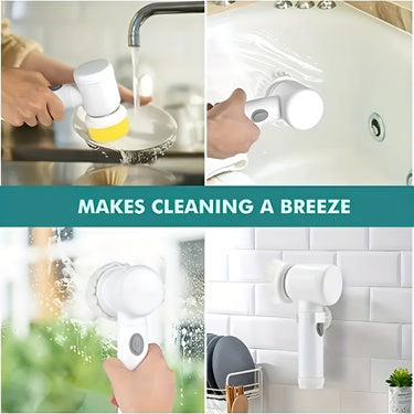 USB Rechargeable Electric Spin Scrubber