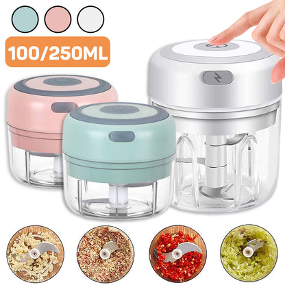 USB Rechargeable Mini Electric Garlic & Herb Chopper