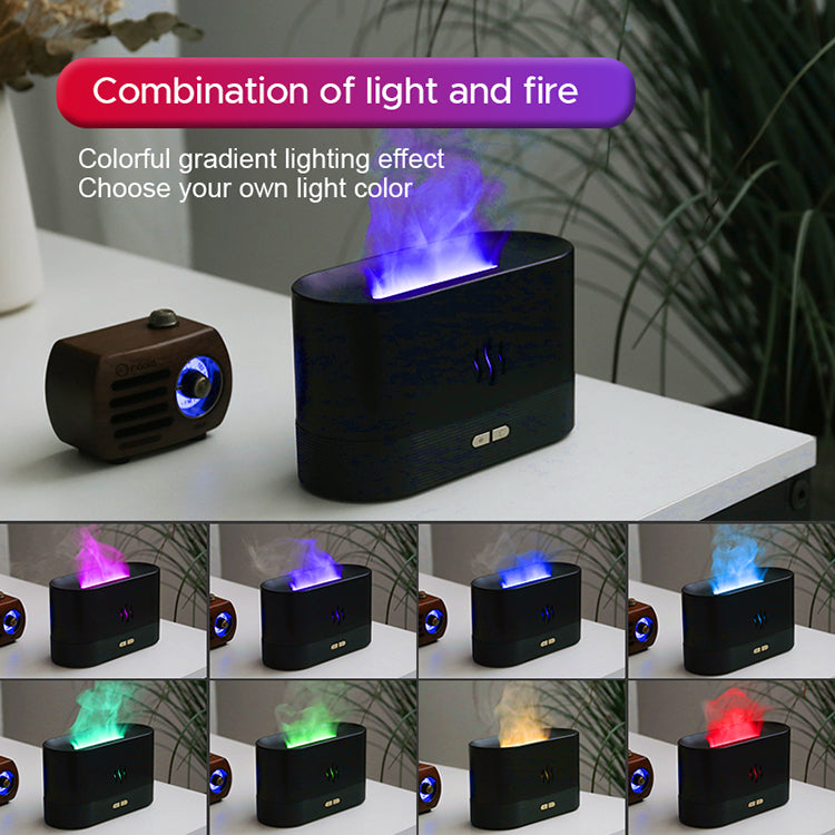 Flame Effect RGB Ultrasonic Humidifier