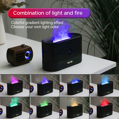 Flame Effect RGB Ultrasonic Humidifier