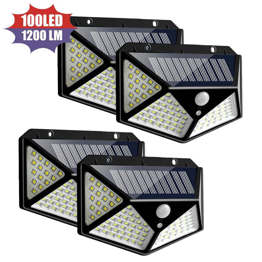 Luminária de parede solar LED para exterior