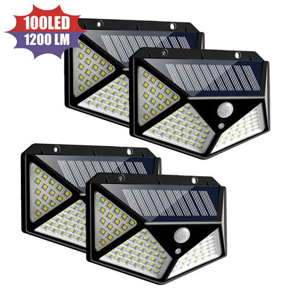 Luminária de parede solar LED para exterior