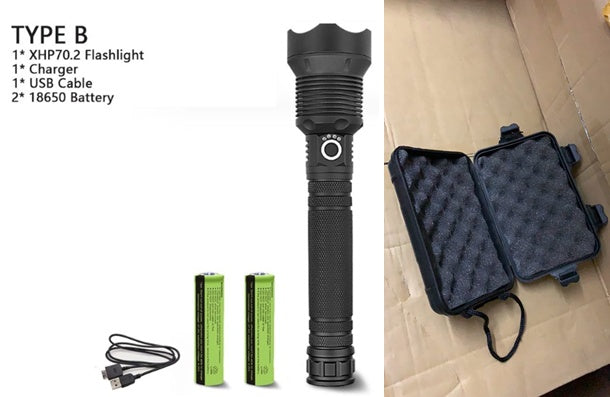 XHP70.2 High-Power USB Rechargeable Flashlight