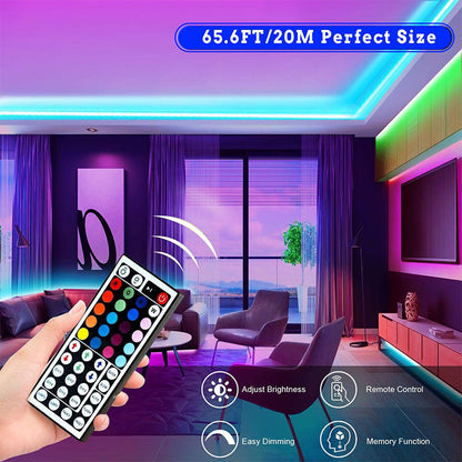5050 RGB Flexible LED Strip Lights with Controller