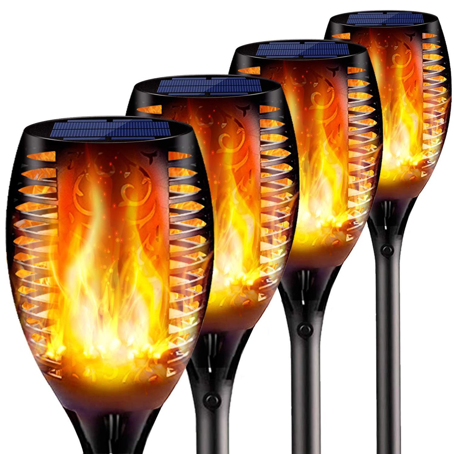 IP65 Solar Tiki Torch Flickering Garden Light