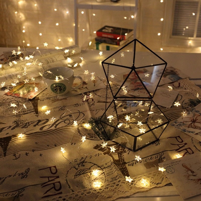 Copper Wire Starry LED Decorative String Lights