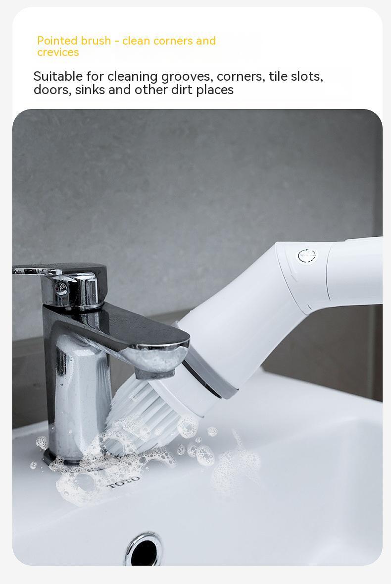 Telescopic Electric Wall Cleaning Scrubber