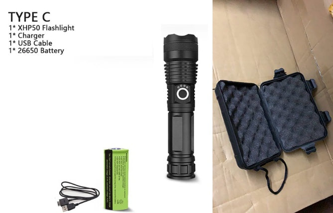XHP70.2 High-Power USB Rechargeable Flashlight
