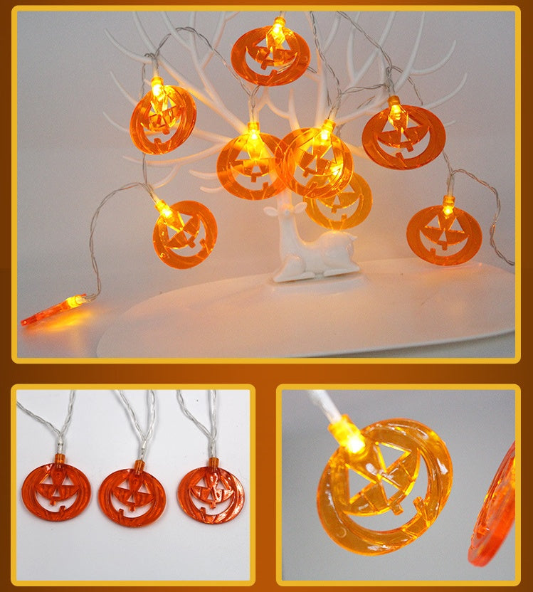 Halloween Pumpkin LED Lantern String Lights