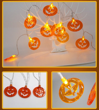 Halloween Pumpkin LED Lantern String Lights