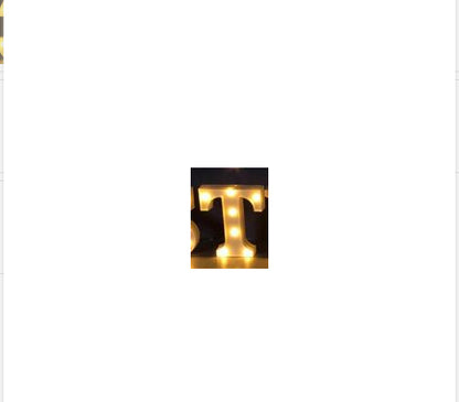 LED Alphabet & Number Marquee Night Light