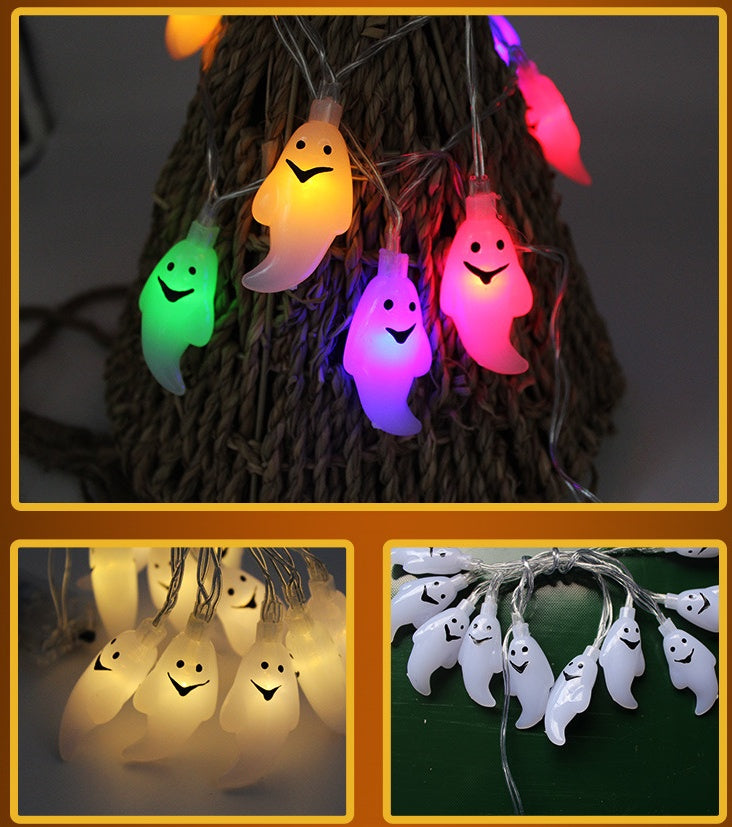 Halloween Pumpkin LED Lantern String Lights