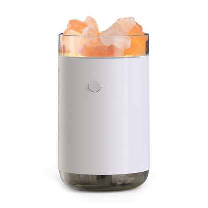 Crystal Salt Stone Ultrasonic Aroma Diffuser with LED