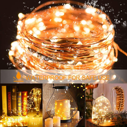 USB & Battery Copper Wire LED Fairy Lights
